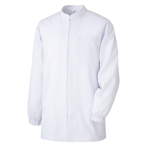 男女共用長袖コート MH307 上 ホワイト SS