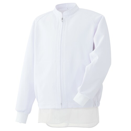 男女共用長袖ブルゾン MH319W上 白 M