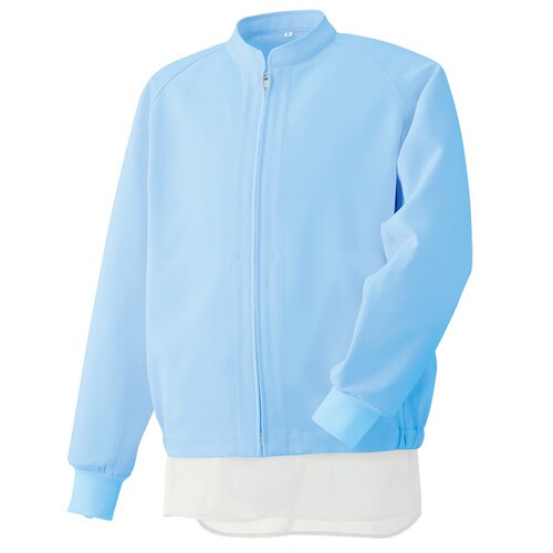 男女共用長袖ブルゾン MH319B上 ブルー SS