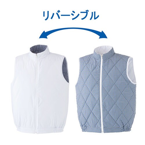 男女共用防寒ベスト MH3000W上 L