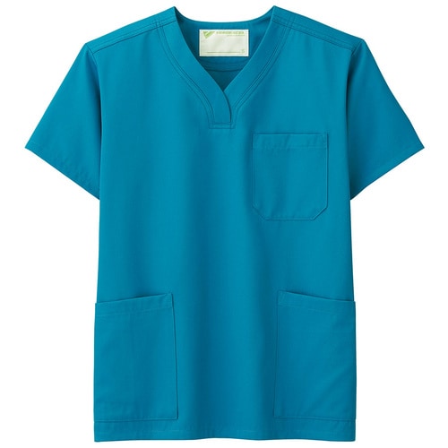 スクラブ VEM1008上 ターコイズ 4L