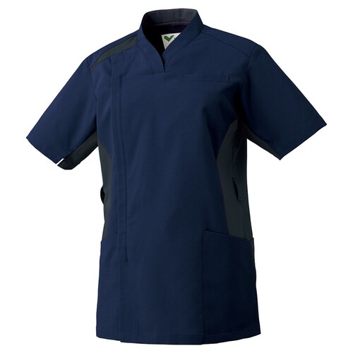 スクラブ VEM4002上 ネイビー 6L