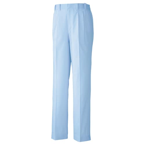 男子抗菌スラックス 厚地MH10B下 ブルー 4L