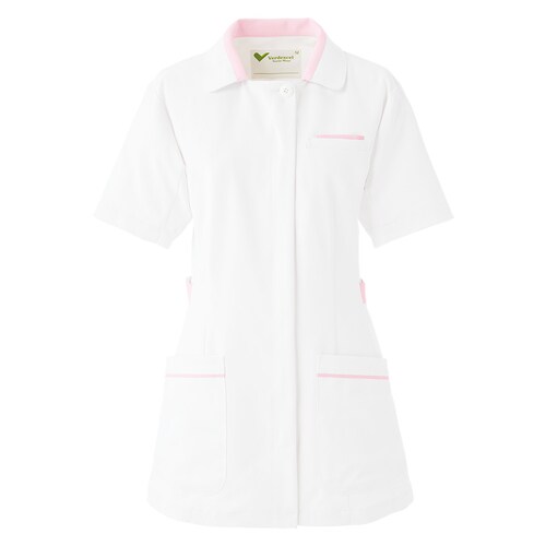 チュニック VEM115上 白×ピンク LL