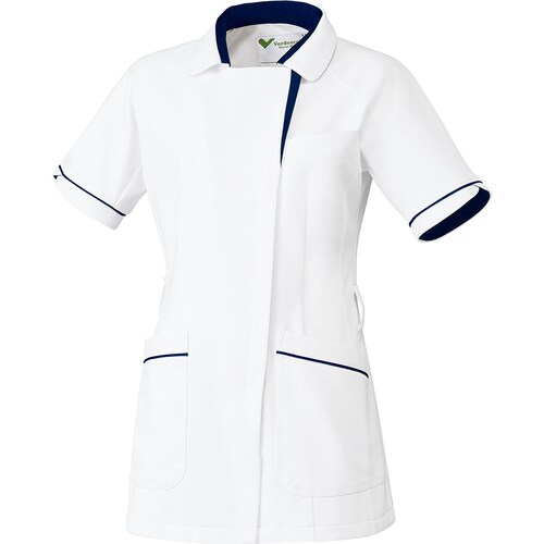 チュニック VEM147上 白×紺 L