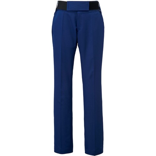 女性用楽腰パンツセット VEM67下 紺 3L