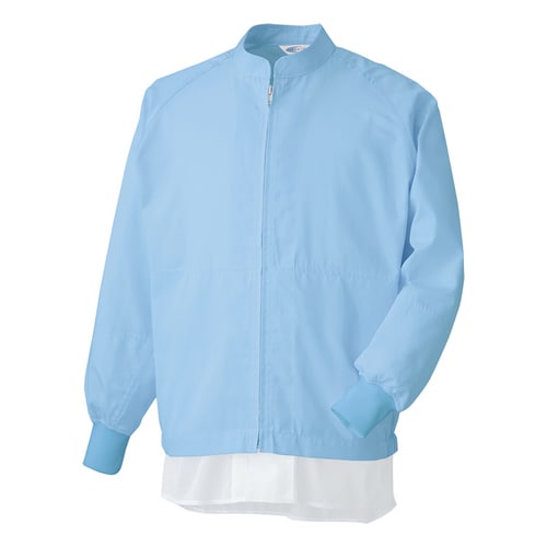 男女共用長袖ブルゾン MHS3213B上 青 5L