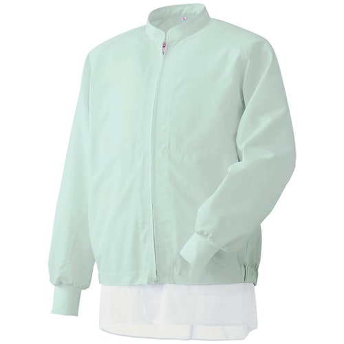 男女共用長袖ブルゾン MHS3218G上 緑 5L