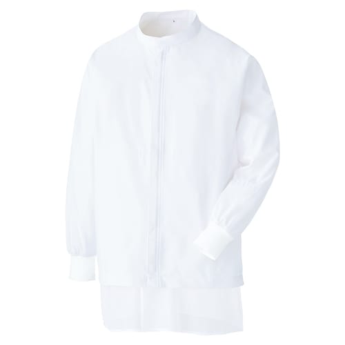 男女共用長袖ブルゾン MHS3219W上 白 SS