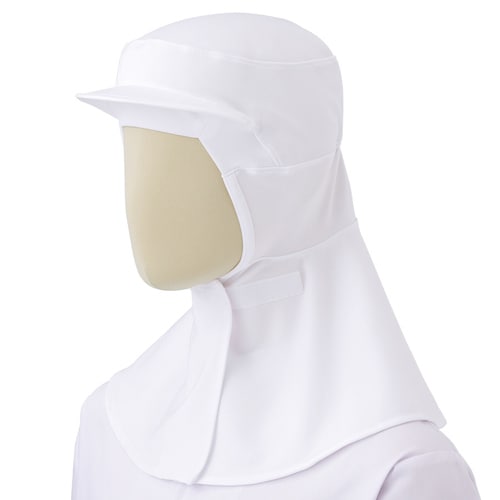 フード (ツバ付) SH200W ホワイト L