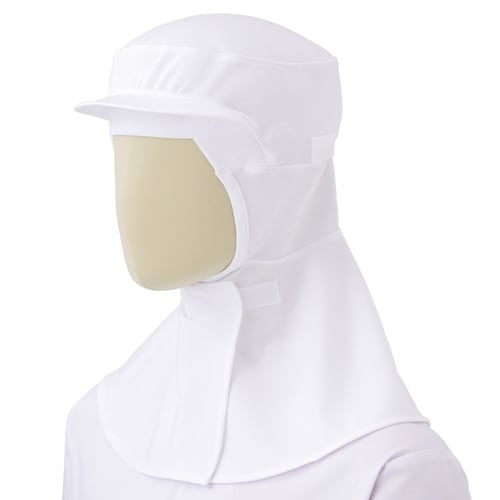 フードツバ付・マスク掛け付 SH210W 白 L