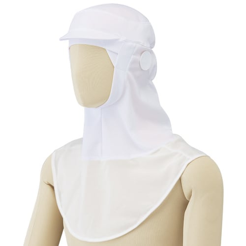 フード (ツバ付)SH351W ホワイト M