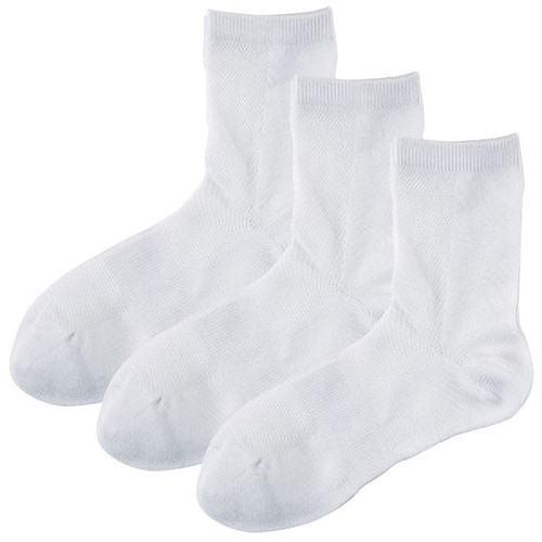 ソックスミディアム丈MSO11 3足22ー25cm