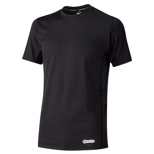 男女共用半袖Tシャツ VEC19上 黒 S