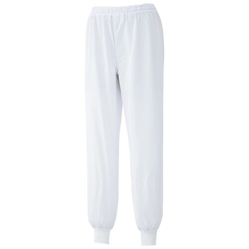 男女共用スラックス MHS19W 下 白 3S