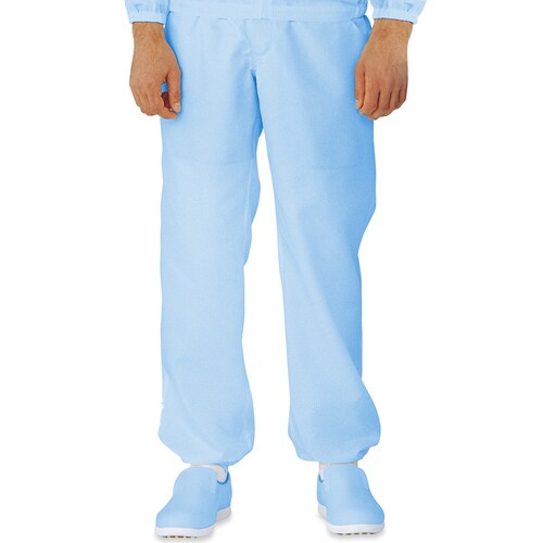 男子クリーンスラックス SM3205B下 青 3L