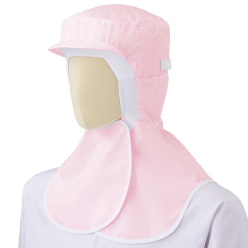 フード(ツバ付・面ファスナー)SH17P桃 フリ−