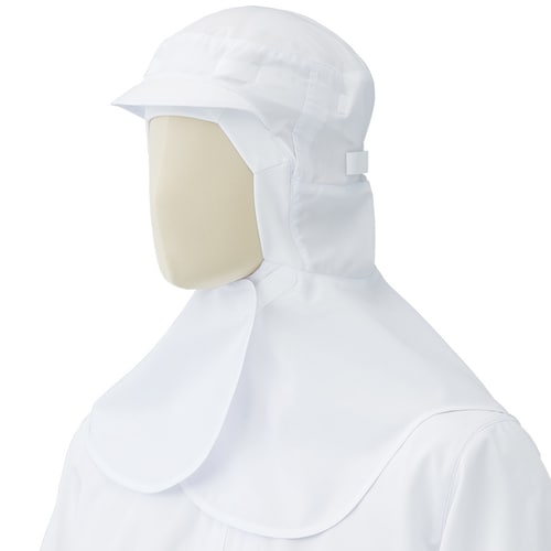 フード(ツバ付) SH417W ホワイト 小