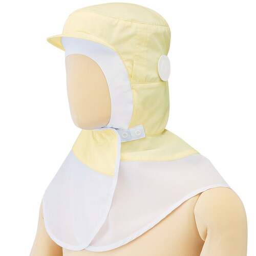 フード ツバ付マスク掛け丸型 SH27Y黄 フリー