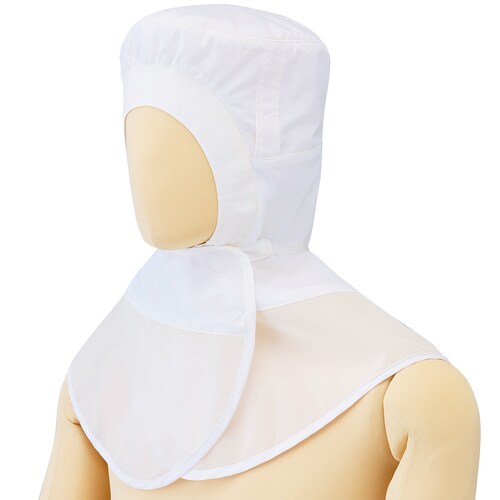 フード(ツバ無)マスク掛け無し SH30W 白 大