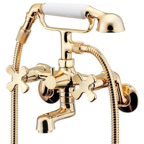 133ー505ーG 2ハンドルシャワー混合栓 金