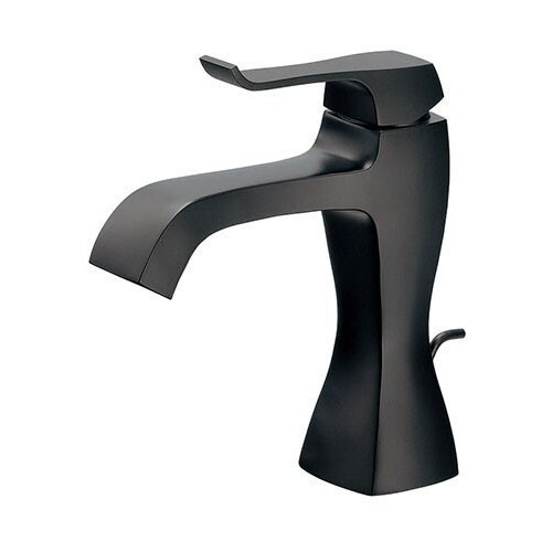 183ー160ーD シングルレバー混合栓 黒