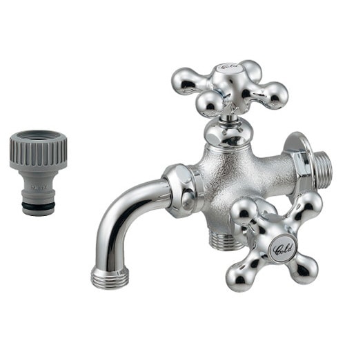 704ー116ー13 ガーデン万能双口水栓