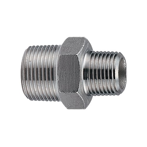 6474ー30x20 ステンレス六角ニップル