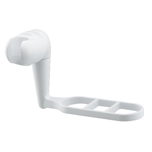 後付シャワーホルダーフックホワイト
