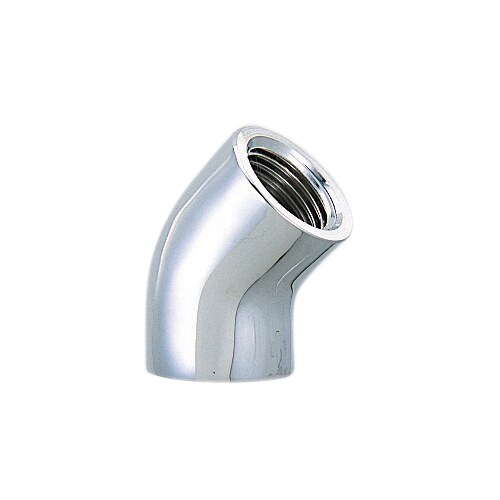 6466Aー13 45°エルボ(クローム)