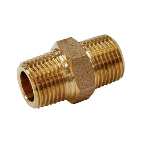 砲金六角ニップル BCN13