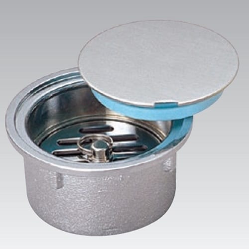 ワンプッシュ式 内部目皿付 掃除口(内ネジ)