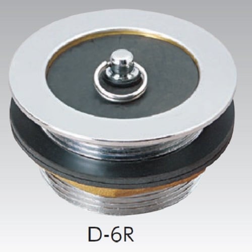 風呂共栓・ゴム詰(外ネジ) D−6R 25