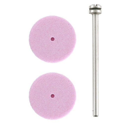 ディスク砥石 2枚(シャフト付) #120104