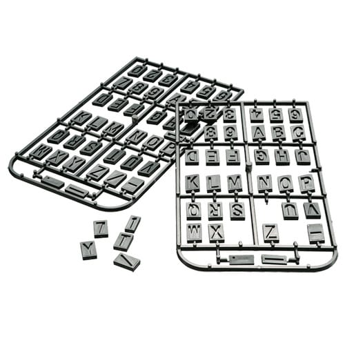 ステンシル文字セット