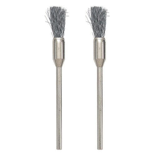ワイヤーブラシ ホウキ型 2本 #120593