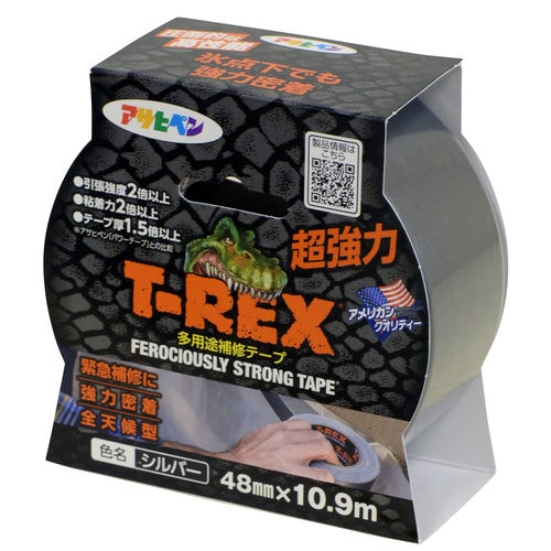 TーREX超強力ダクトテープシルバーTR−101