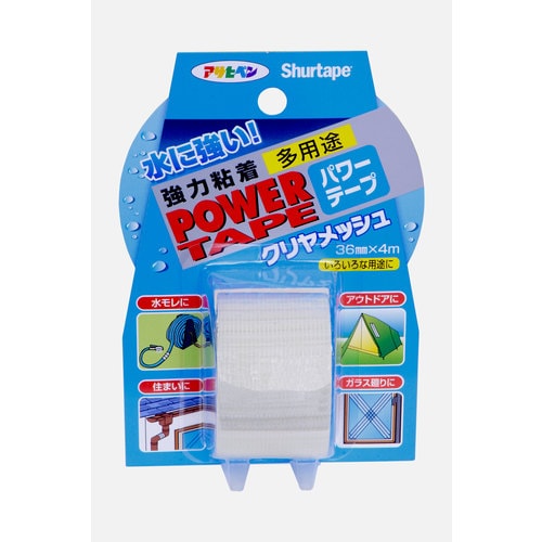 パワーテープ クリヤメッシュ 36mmX4M