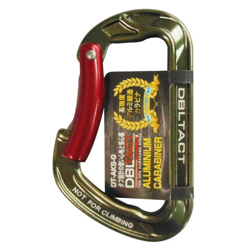 アルミ鍛造カラビナ ガンメタ#360422