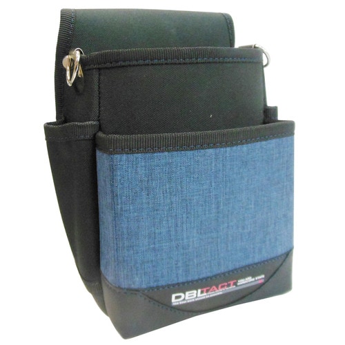 DT 2段腰袋杢ブルー #582803