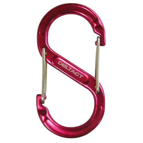 DT アルミS型カラビナレッド #360515