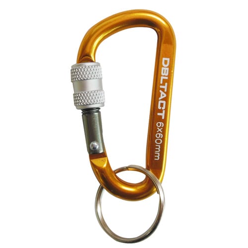 アルミカラビナロック6mm #360343