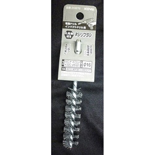 六角軸ネジリブラシ SCナイロンφ16