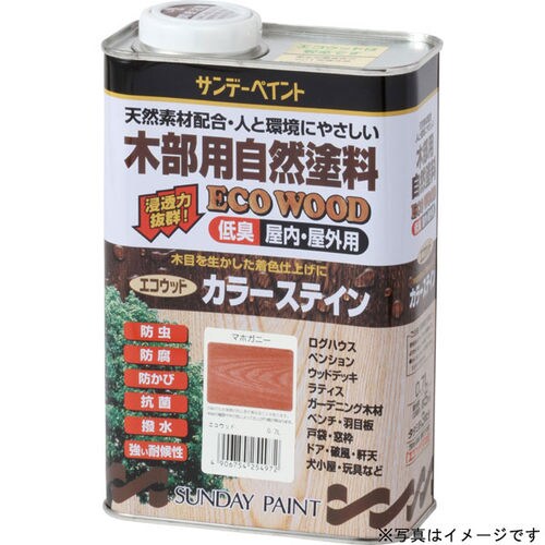 エコウッドカラーステイン 外 透明C 700ml