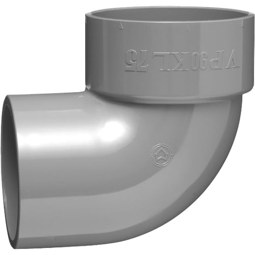 前澤 VP90KL50 排水特殊継手 片受エルボ