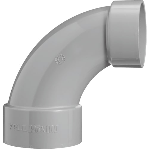 VPLL125X100 継手VP異径大曲エルボL