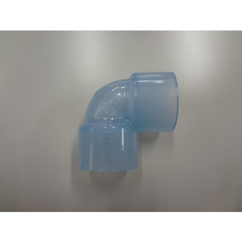 前澤 VPL20透明 排水継手 VP90度エルボ