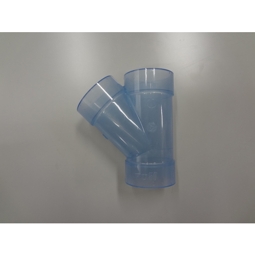 前澤 VUY50透明 VU継手 VU90゜Y