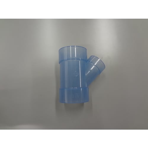 前澤 VUY75X50透明 VU継手 VU90゜Y