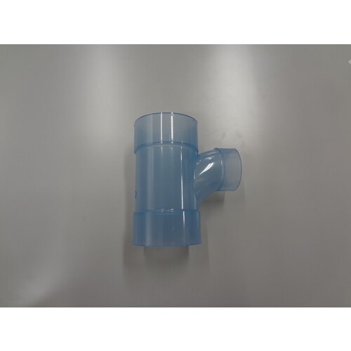 VULT100X75透明 VU継手VU90゜大曲Y